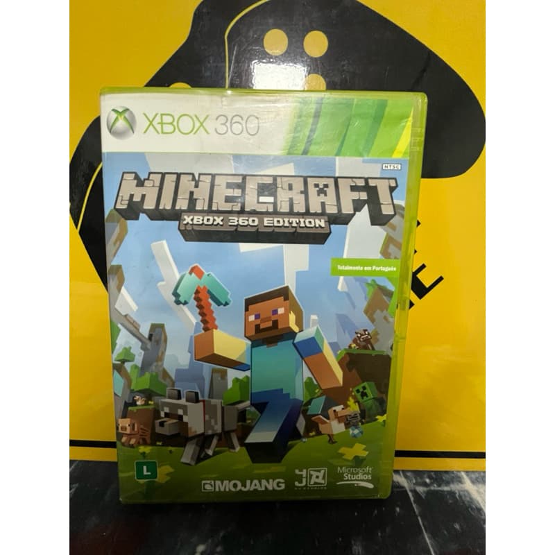 Minecraft Original Xbox 360 - Mídia Física