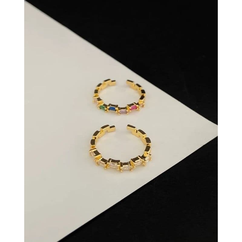 Anel Feminino Ajustável Mulan Coleção Princesas Banhado a Ouro 18k hipoalergênica