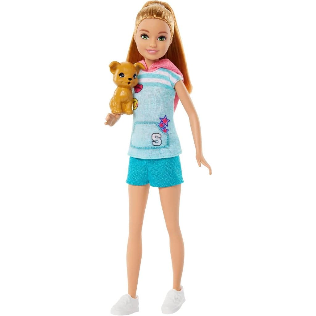 Boneca Stacie com Roupa Esportiva e Cachorrinho, filme Stacie ao Resgate