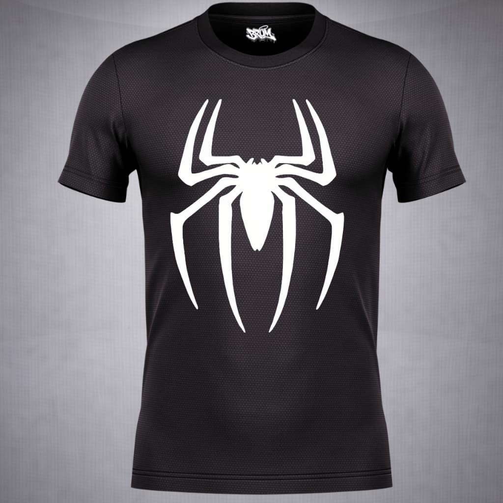 Camiseta Dry Fit Manga Curta Blusa Estampa Aranha Homem Rash Spider Man Oferta