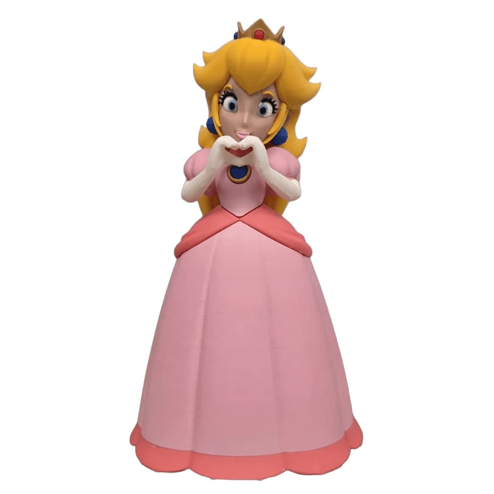 Princesa Peach 3D 26cm | Boneco Decorativo Action Figure Colecionável Geek