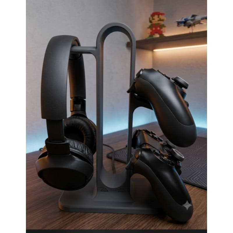 Suporte para Controle e Headset PS5/XBOX