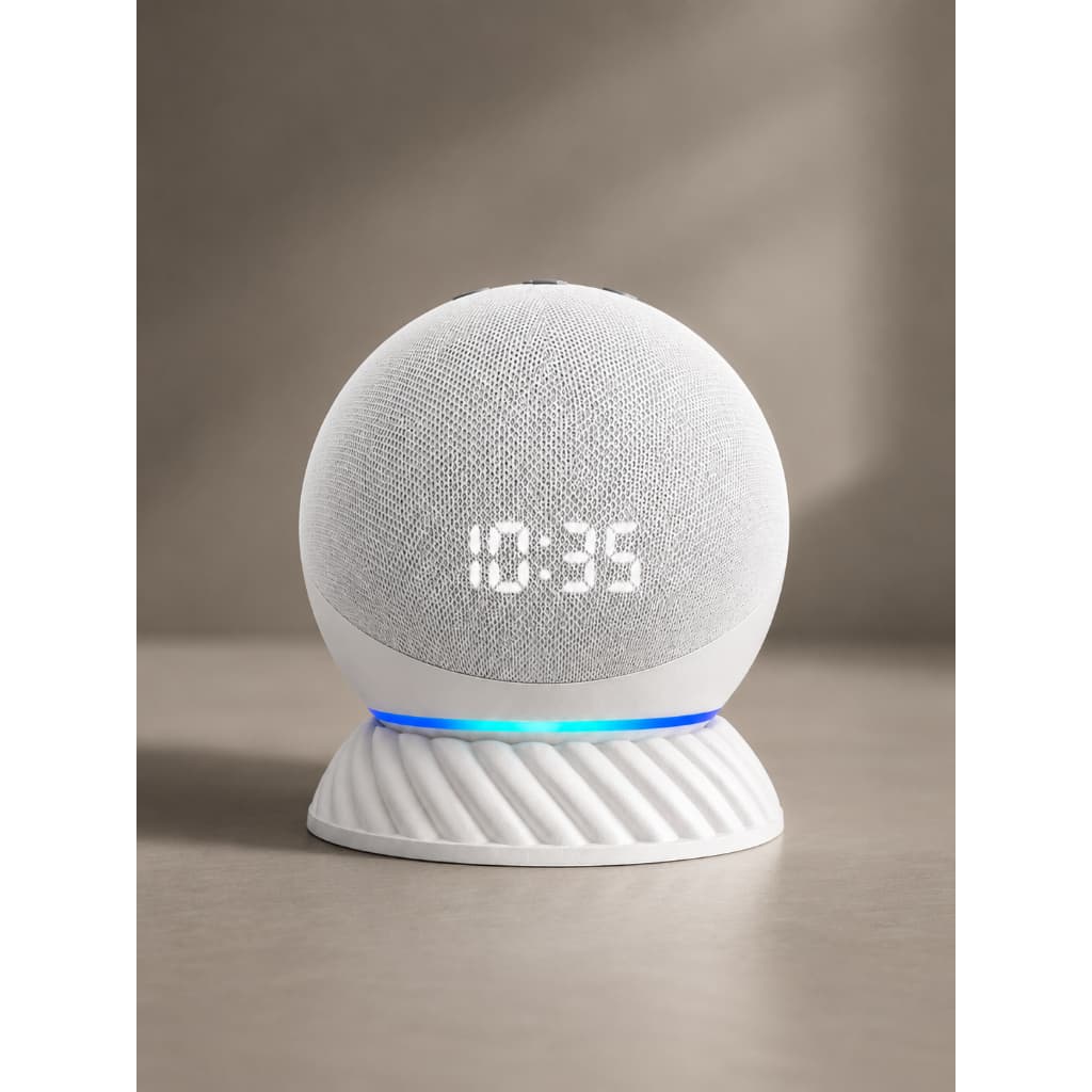 Suporte Base de Mesa Premium para Alexa Echo Dot 4ª e 5ª Geração Organiza e Decora