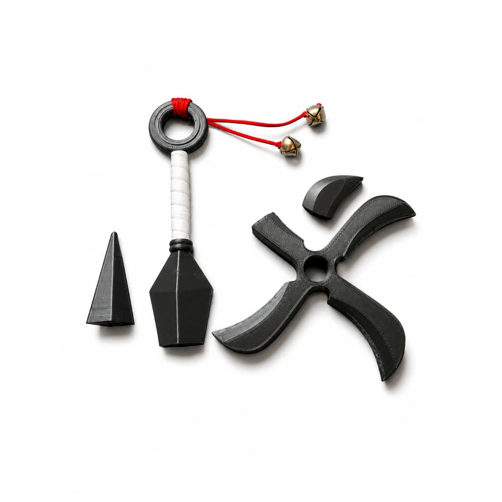 Ímã Decorativo Ninja – Kunai e Shuriken l