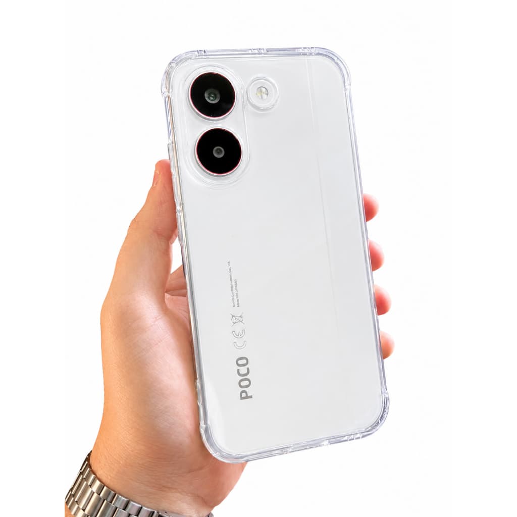 Capa Capinha Transparente Antichoque Borda Reforçada Para Poco X8 Pro X8 Pro Max