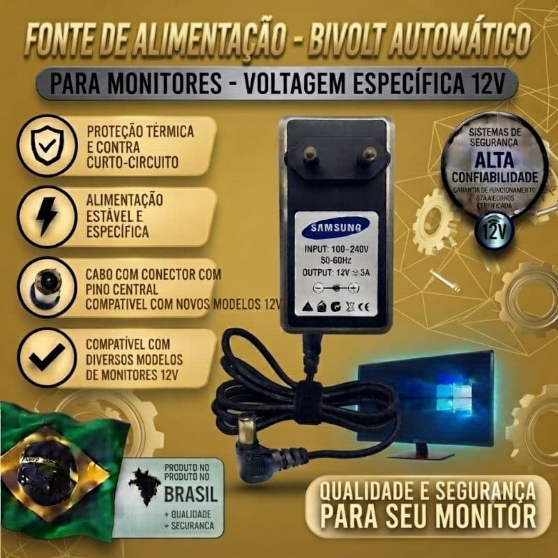 Fonte Monitor LG Flatron E2240S 12V