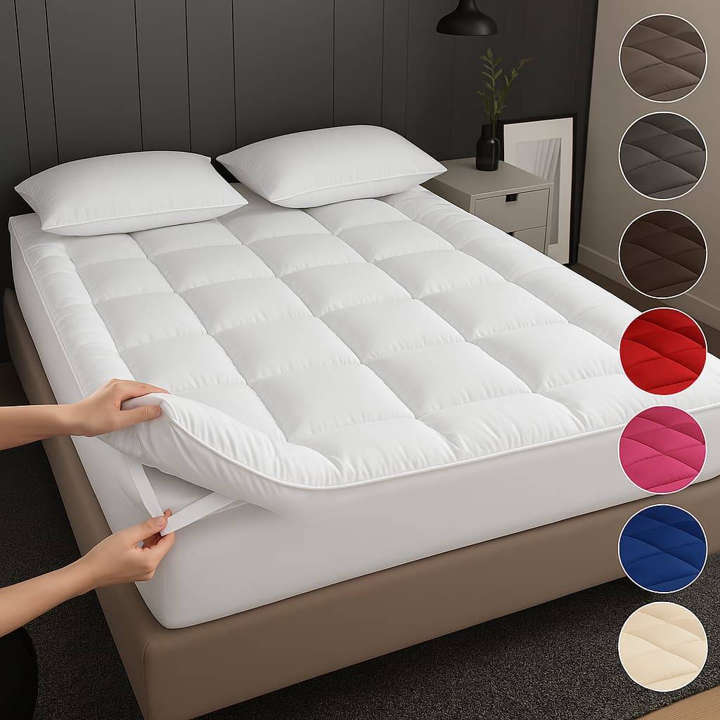 Pillow Top Premium 400 Fios – Macio e Confortável | 4cm de Altura | Diversos Tamanhos e Cores E Envio Imediato