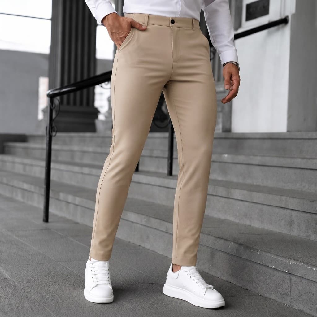 Calça Social Alfaiataria Masculina Social Modelagem Slim