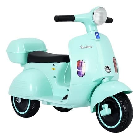 Moto Eletrica Infantil Feminino Masculino Scooter  6 Volts Brinquedo Resistente Seguro Tiffany