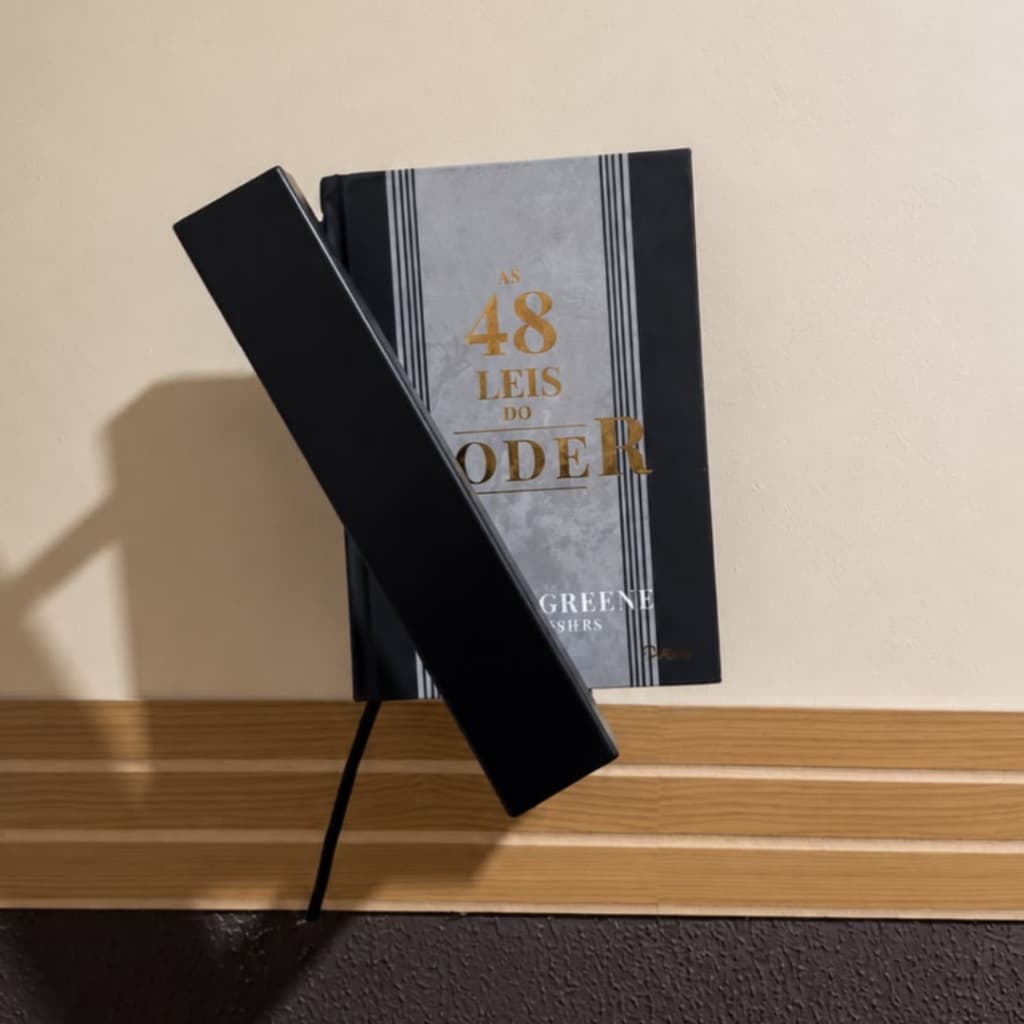 Suporte de Livros Decorativo 3D | Suporte Flutuante Moderno para Organização e Decoração