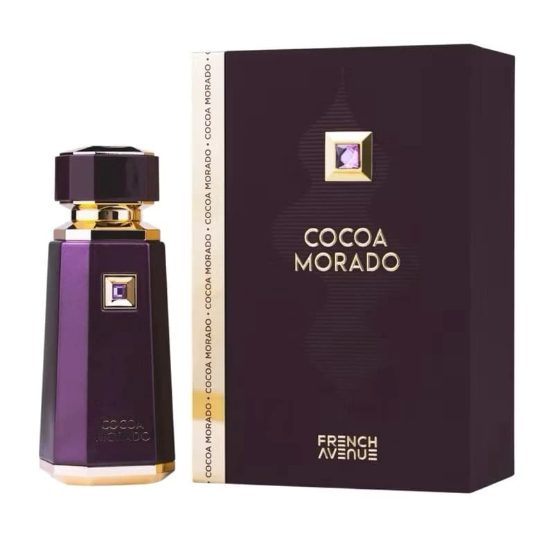 Perfume Árabe French Avenue Cocoa Morado Feminino Eau De Parfum Original 100ML