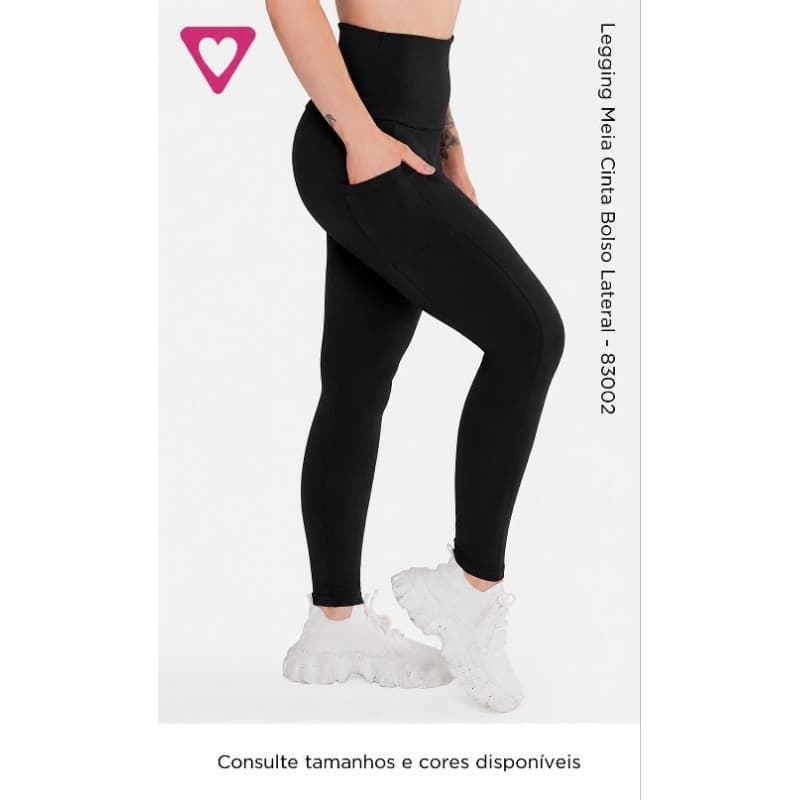 🖤 Legg Meia Cinta com Bolso Romance Original || LEIA O ANÚNCIO