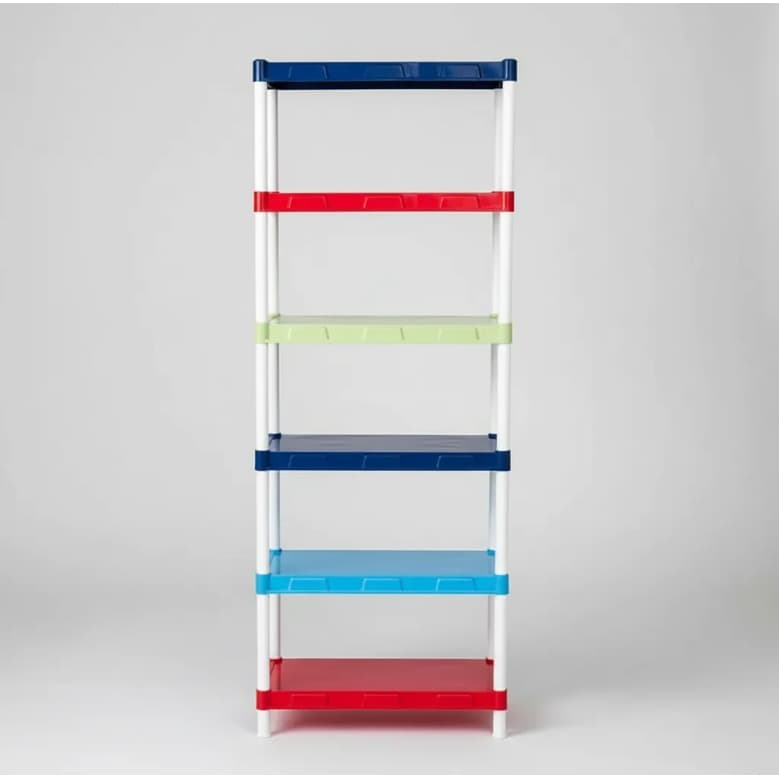 Estante Organizador Flexa 6 Prateleiras Coloridas