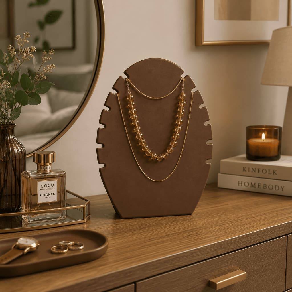 Expositor para Colares Organizador de Joias Porta Colares Suporte Decorativo closet mesa loja colar