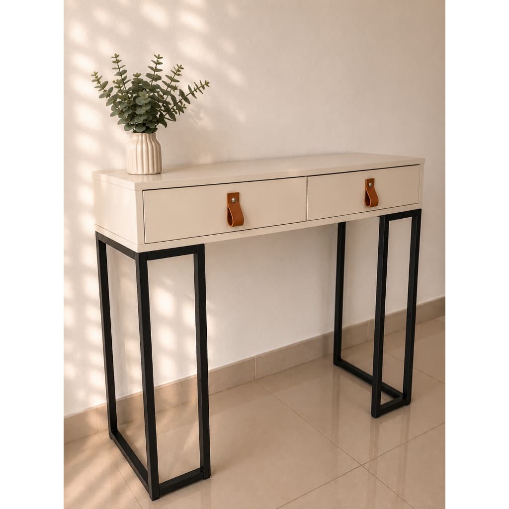 Aparador Buffet Industrial 2 Gavetas MDF Hall Sala Entrada