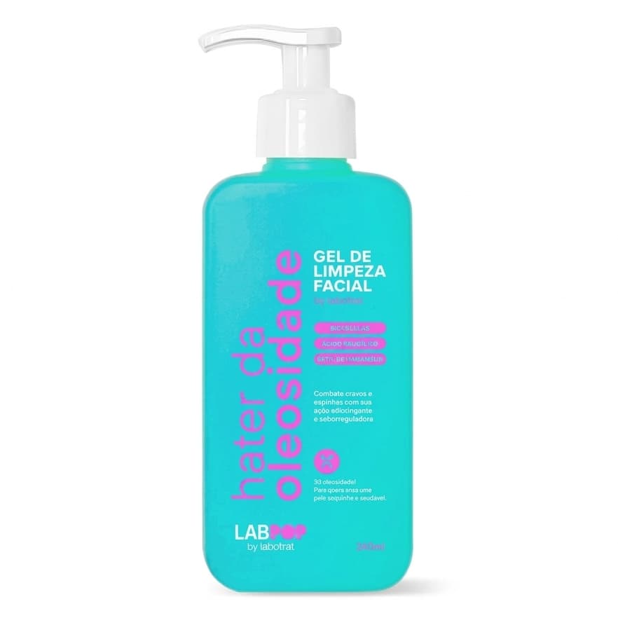 Gel de Limpeza Facial Hater da Oleosidade Labpop 240ml