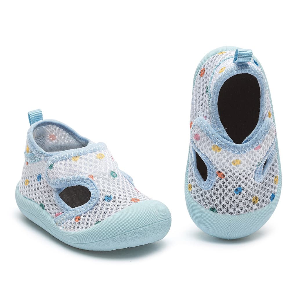Calce Fácil Infantil Menino Verão Calce Fácil Respirável Sapatinho Antiderrapante Masculino Preto Azul Laranja BB&Kids