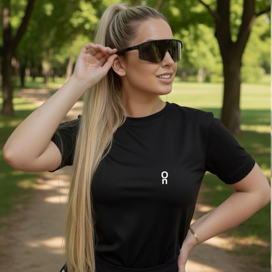 Camiseta Feminina Estampada T-shirt 100% Algodão Camisa de Treino Corrida Academia Envio Imediato