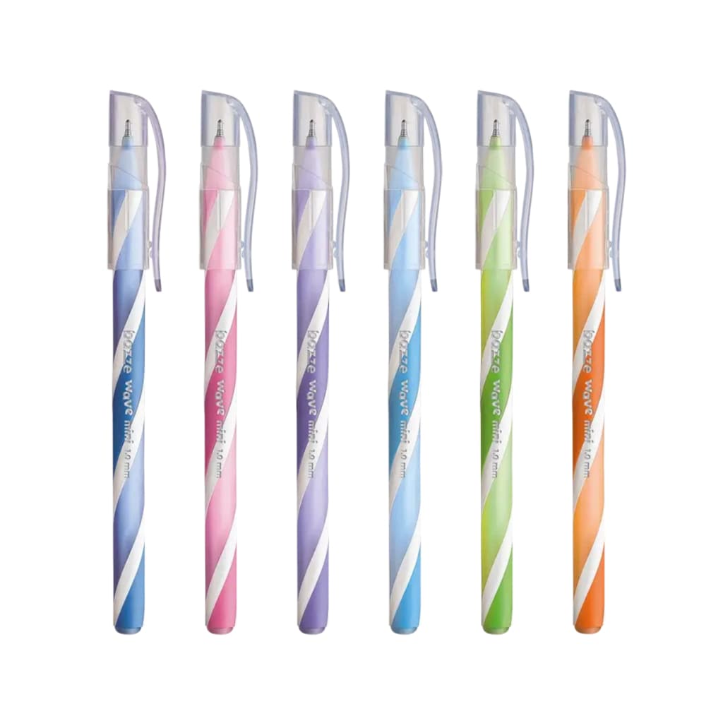 CANETA ESFEROGRÁFICA WAVE MINI PONTA 1.0MM BAZZE