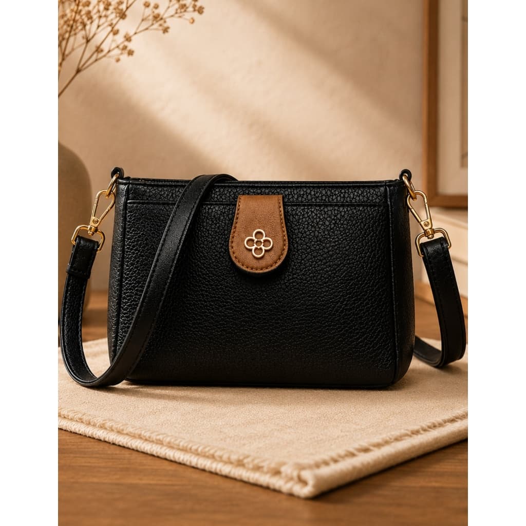 Bolsa Feminina Pequena Crossbody Estilo Casual Elegante Moderno com Alça de Ombro Ajustável