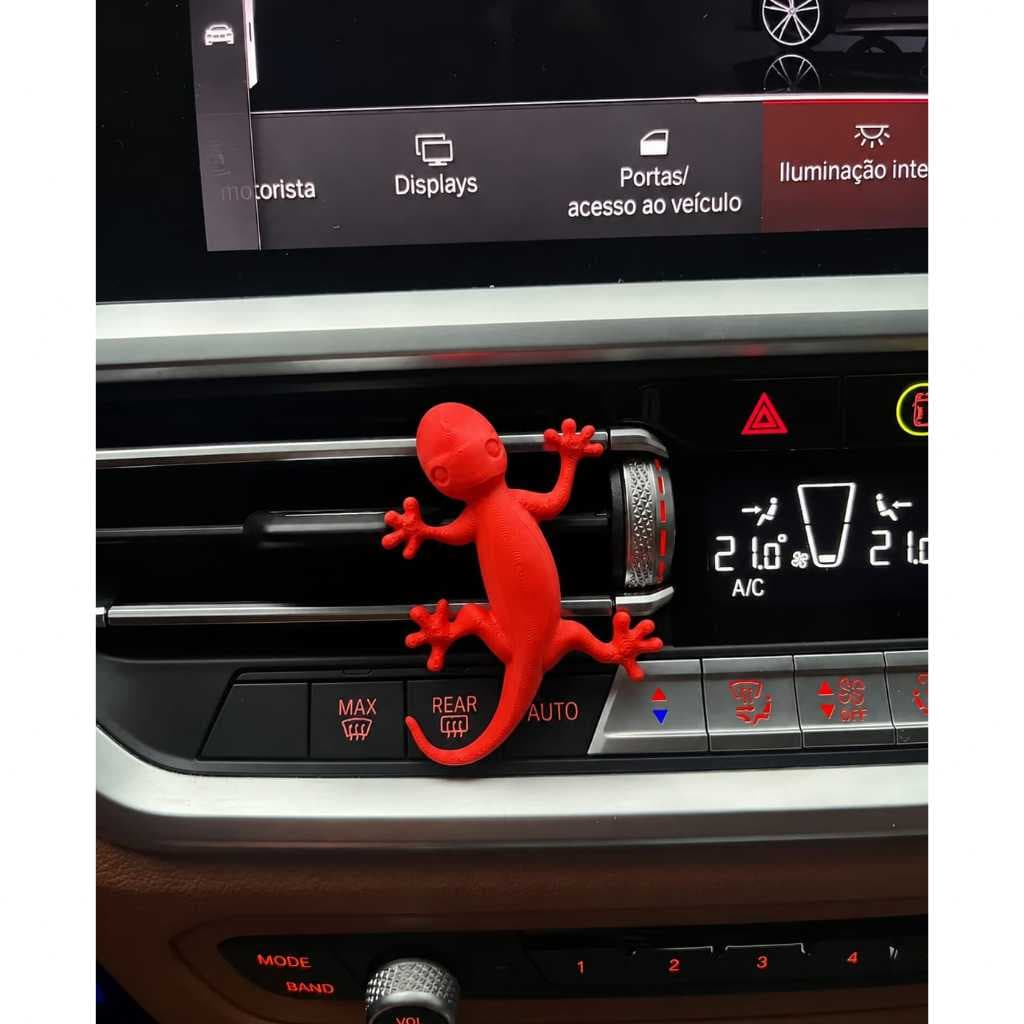 Lagartixa Gecko para difusor de ar carro, decorativo sem aroma, sem cheiro