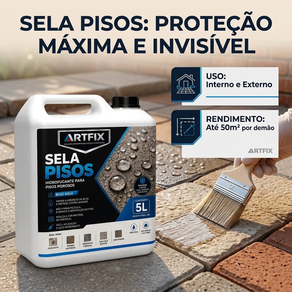 QUEIMA DE ESTOQUE - Resina 5L Impermeabilizante - Selagem e Proteção para Pisos