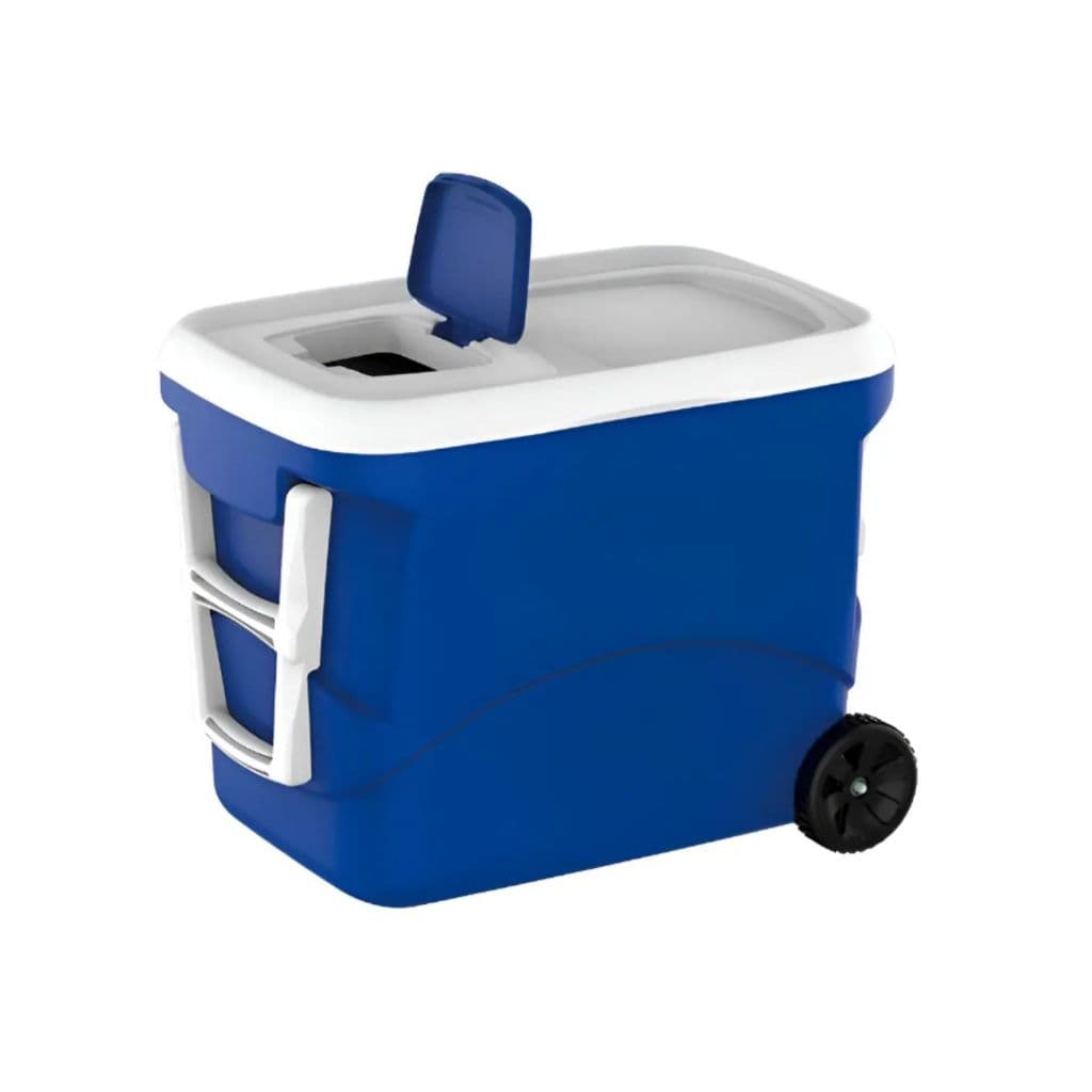 SOPRANO - CAIXA TERMICA TROPICAL PLUS COM RODAS 50L AZUL
