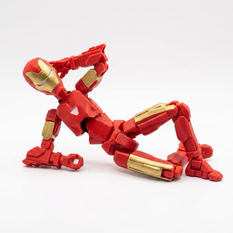DUMMY 13 Homem de Ferro 20cm GRANDE Totalmente Articulado Boneco #MONTADO Edição limitada homem de ferro + Brinde
