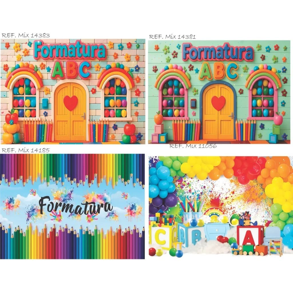 Fundo Fotografico Painel Formatura Exclusivo Impressão em Alta Definição Tamanhos e Modelos Variados