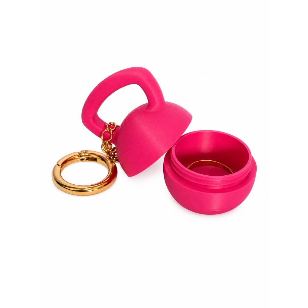 Chaveiro Kettlebell Crossfit Academia Treino | Porta aliança joia brinco | Kerebel | Porta treco