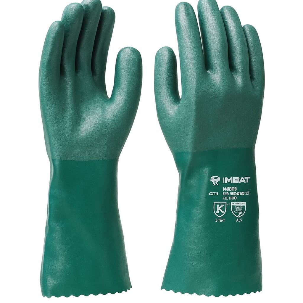Luva de PVC Palma Áspera 35 cm Resistente Promoção