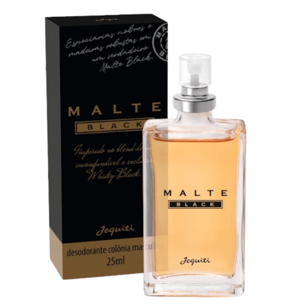 Malte Black Desodorante Colônia Masculina 25ml Jequiti