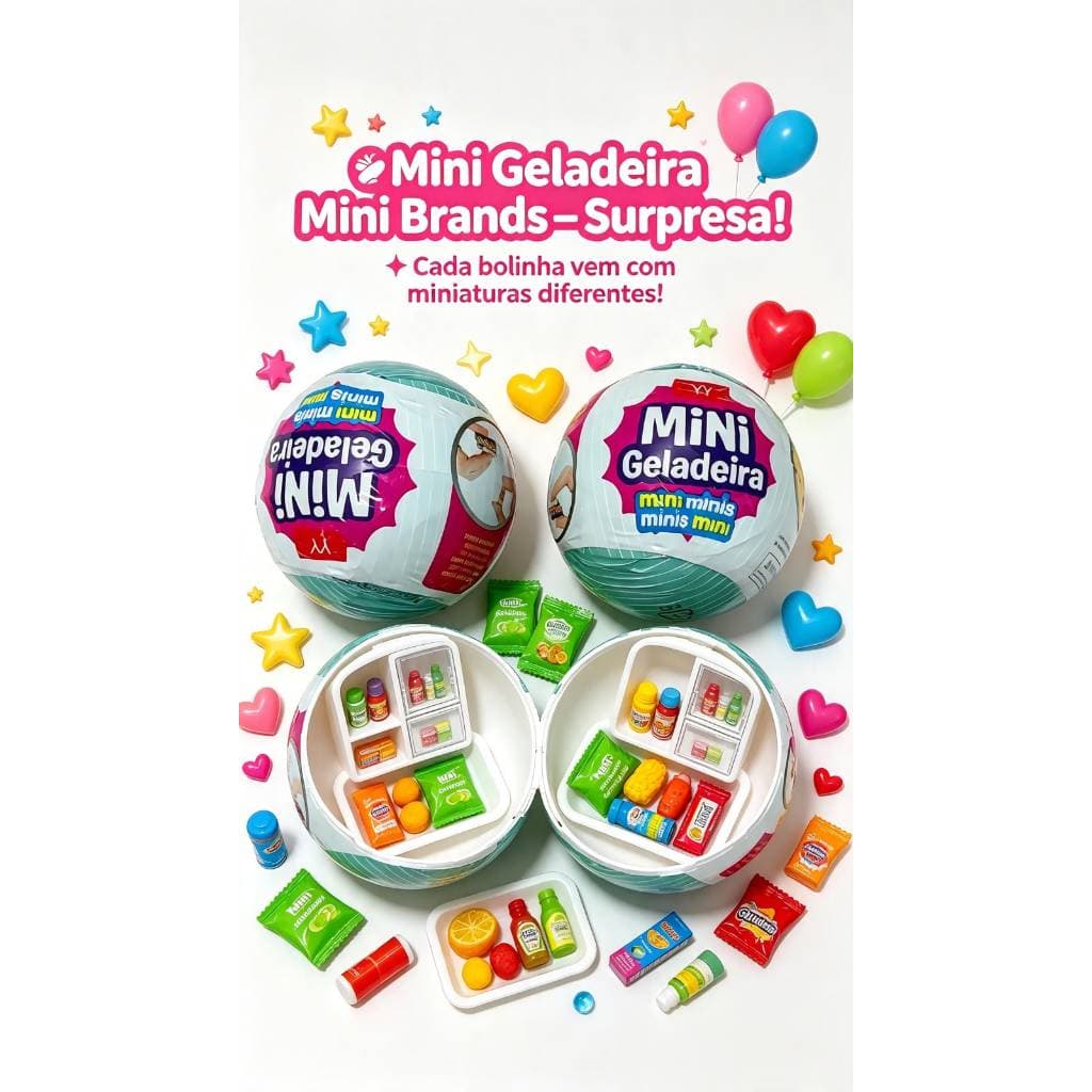 Mini Brands Fill The Fridge Mini Minis Bola