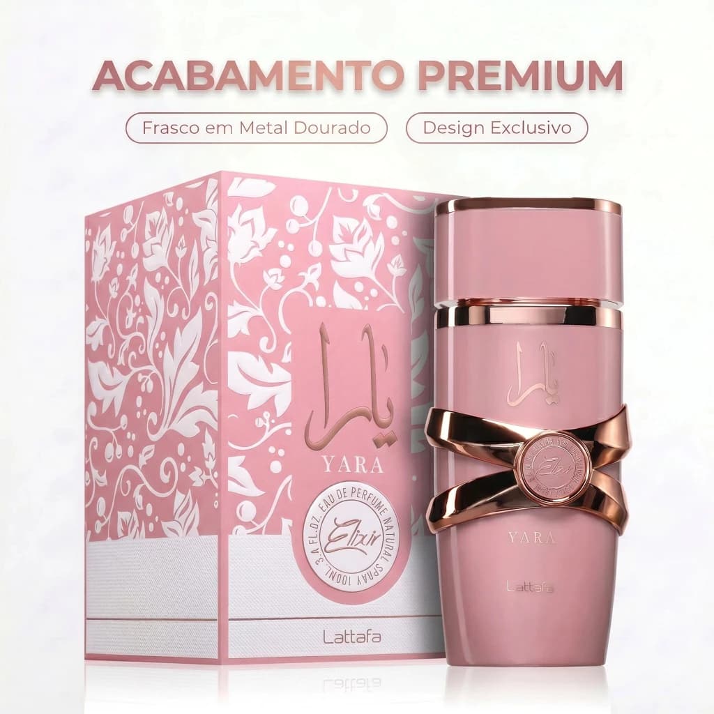 Perfume Feminino Yara Elixir 100ml EDP com Longa Duração