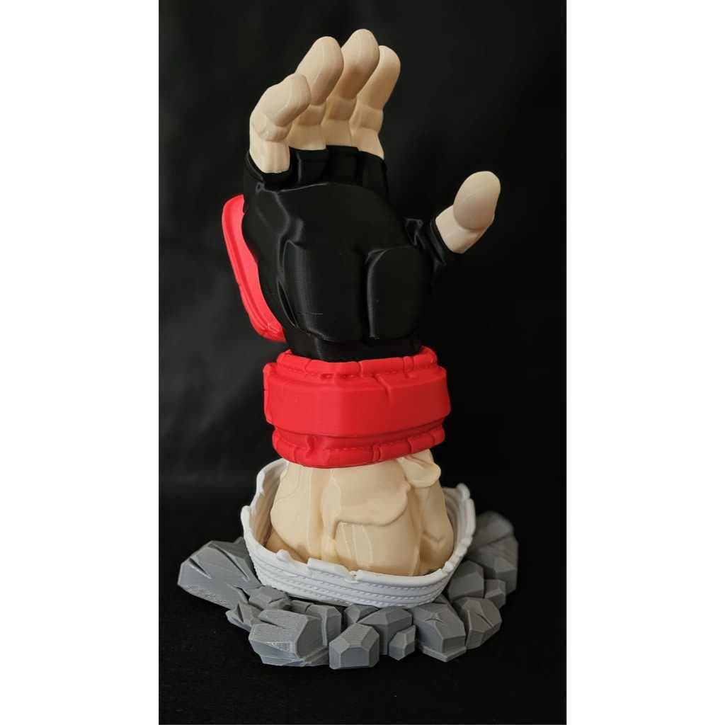 Suporte Controle Gamer Universal Mão de Lutador universal Decoração Setup