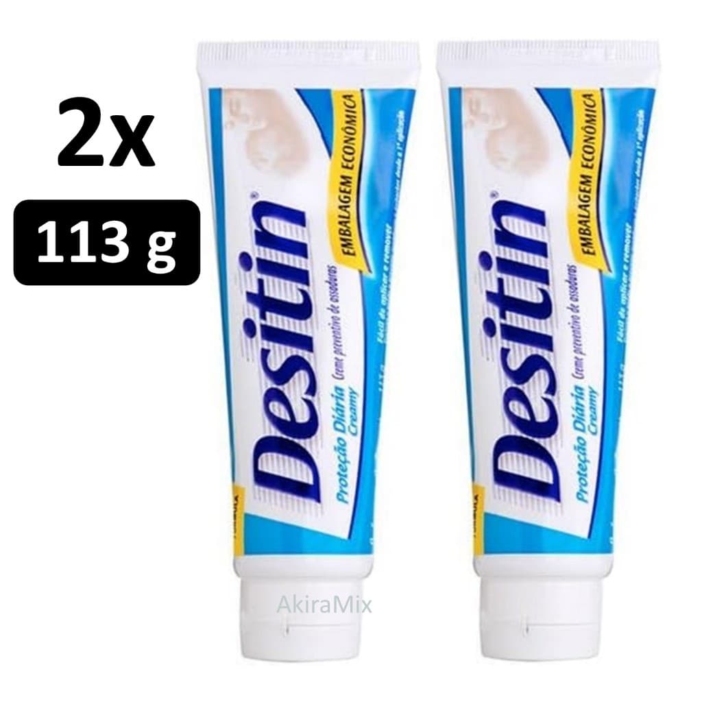 DESITIN Creamy 113g Proteção Diária Desitin Azul Creme Preventivo Embalagem Econômica Pomada assaduras em bebês