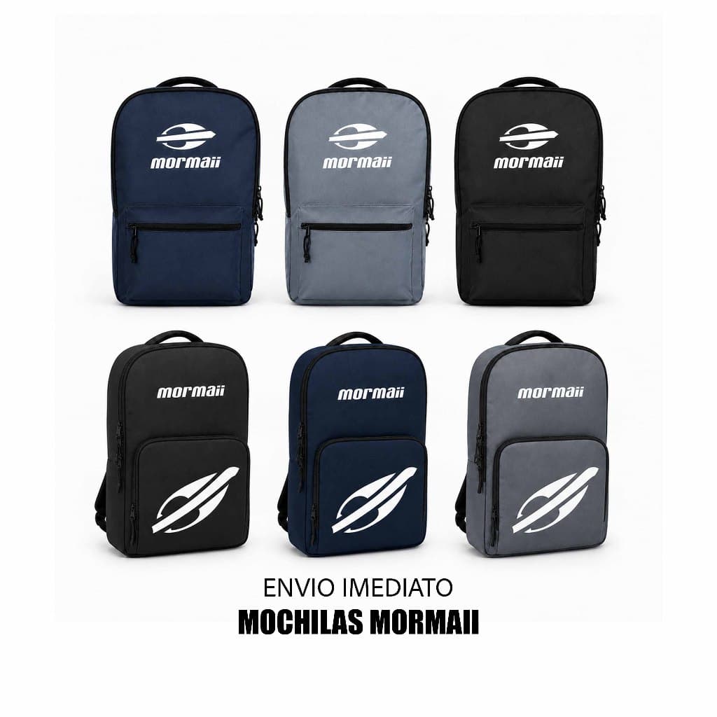 1/ 2 Mochilas Mormaii Original Escolar Unissex Reforçada para Notebook Trabalho Faculdade