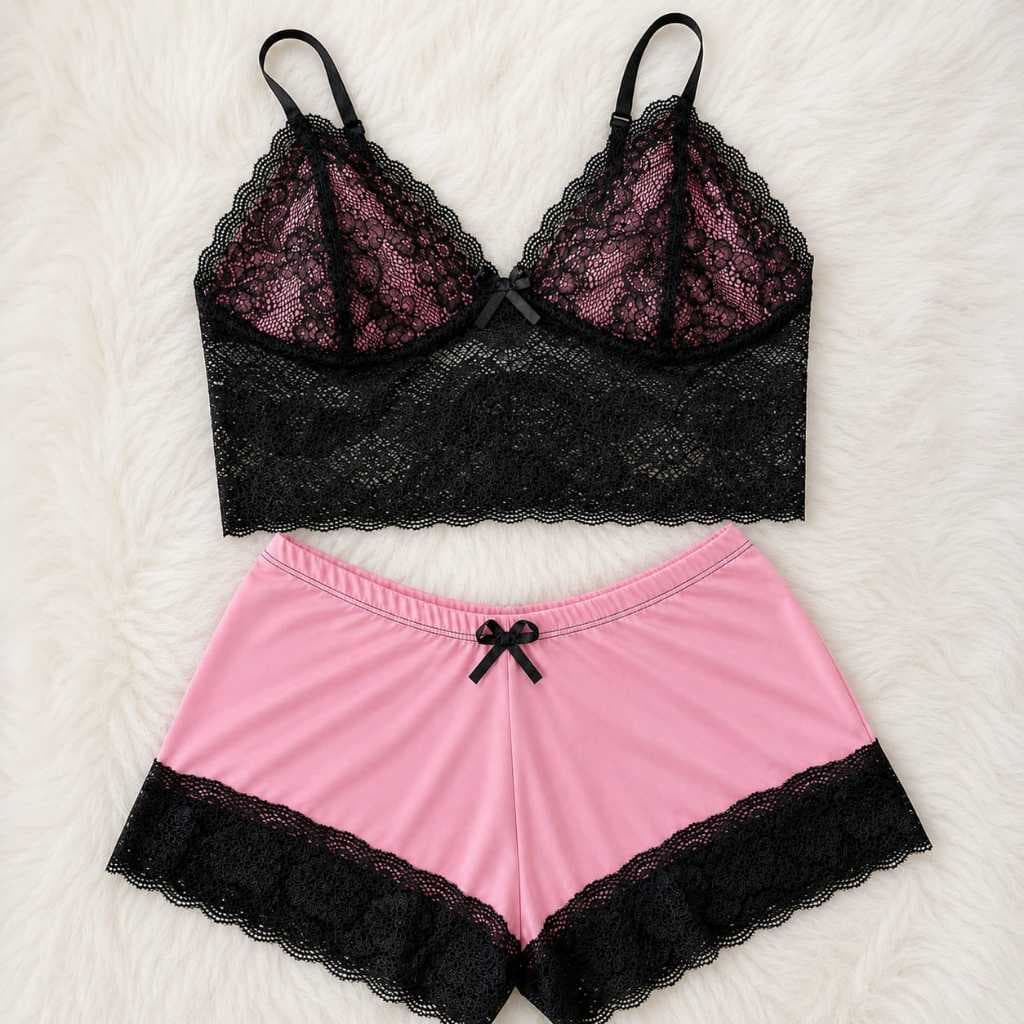 Baby Doll Cropped Feminino Plus Size 36 ao 52 Pijama Feminino Babydoll Alcinha Verão