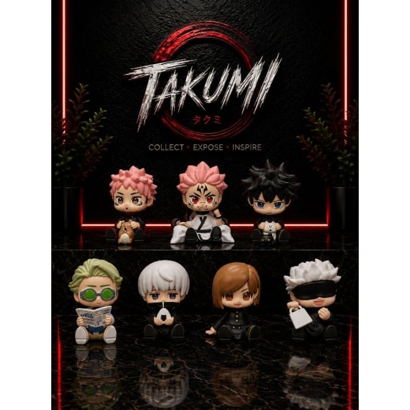 Mini Figura Jujutsu Kaisen 8cm Gojo Sukuna Yuji Megumi Anime