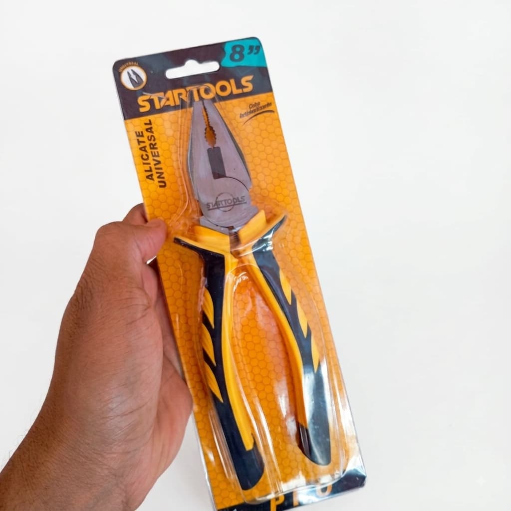 Alicate Universal 8" Startools Cabo Emborrachado Isolado