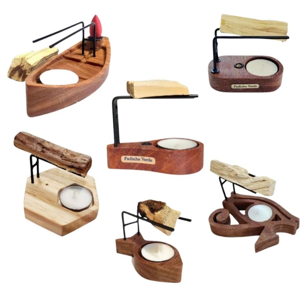 Incensários para Palo Santo Meditação Descarrego Limpeza energetica ioga aromaterapia holistica