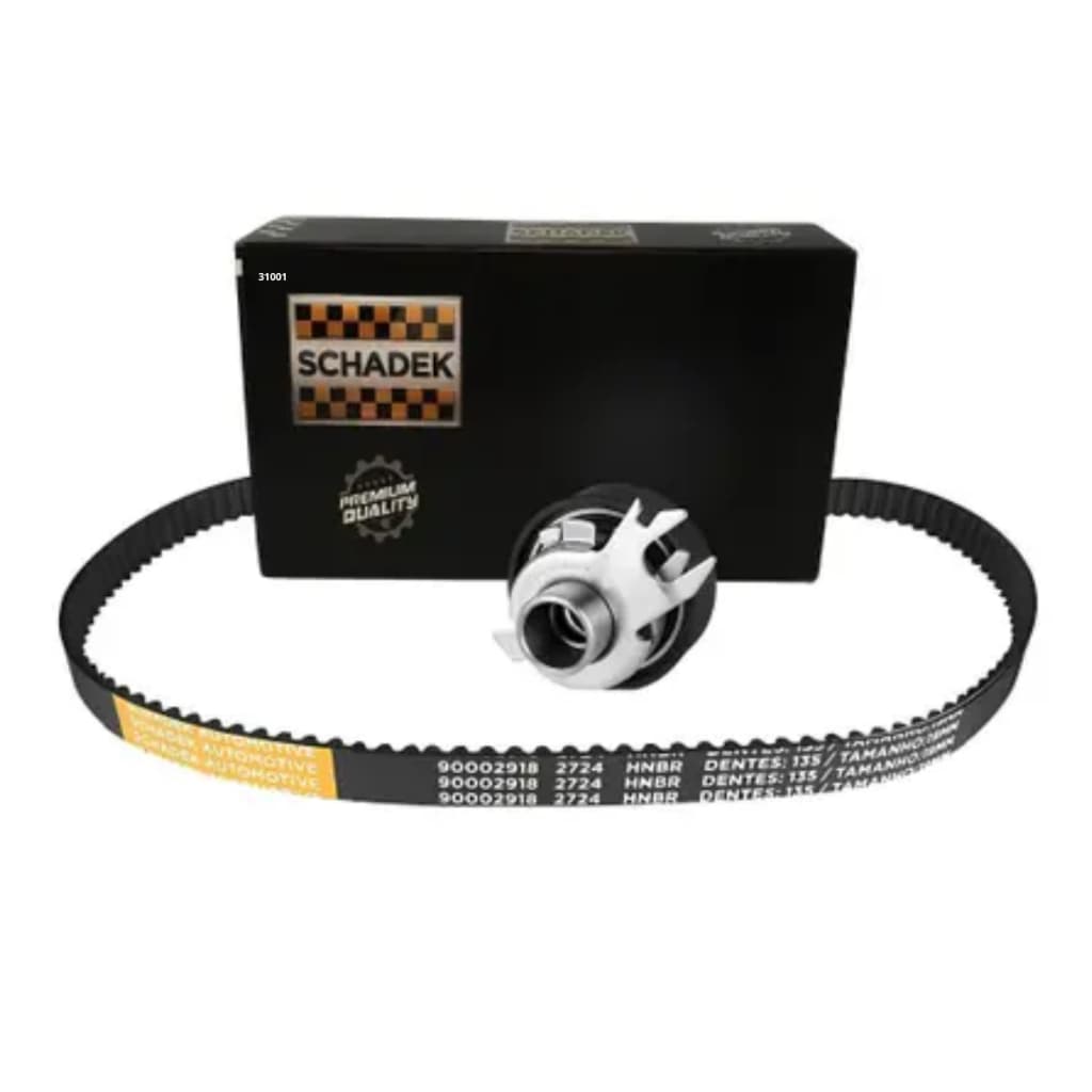KIT DISTRIBUIÇÃO CORREIA DENTADA E TENSOR VW MOTOR EA111 GOL FOX VOYAGE POLO SAVEIRO
