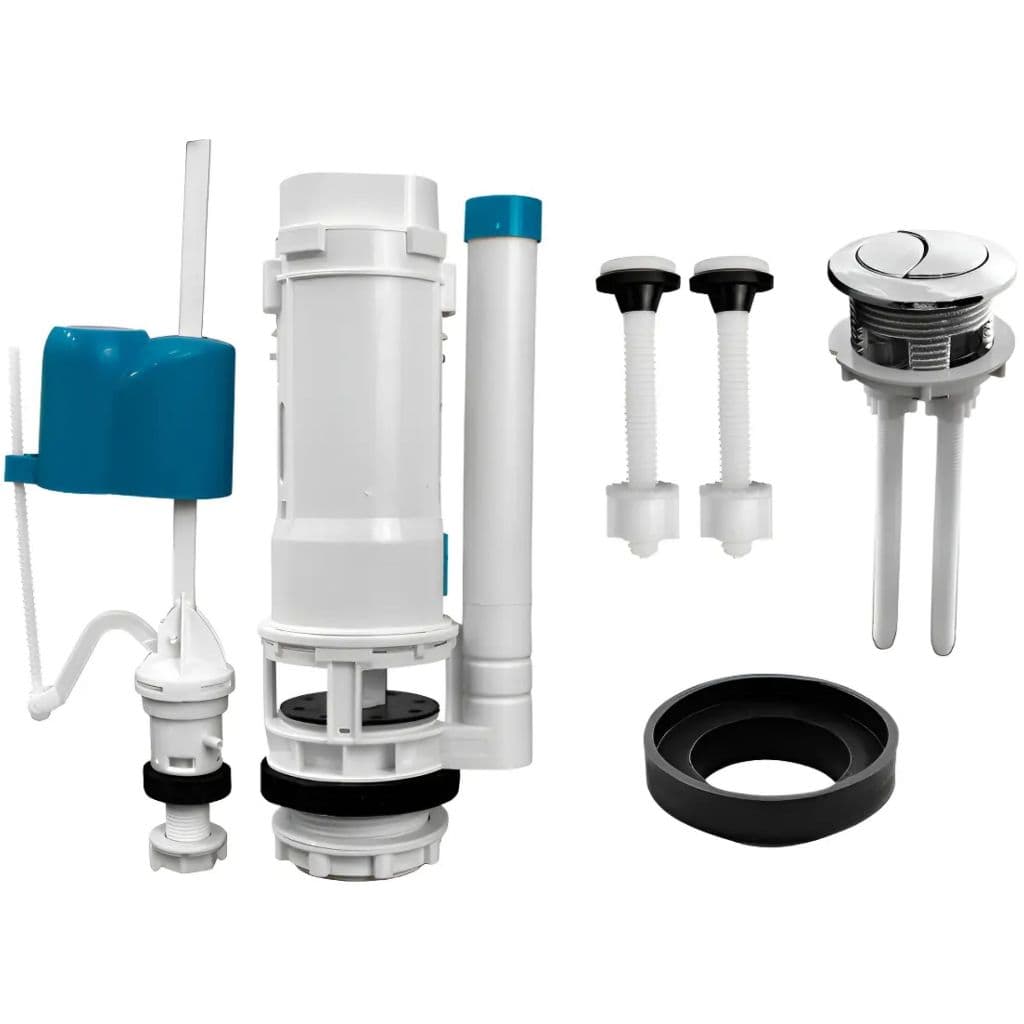 Mecanismo Reparo Caixa Acoplada Universal Duplo 3/6 Litros Inowar cor branco