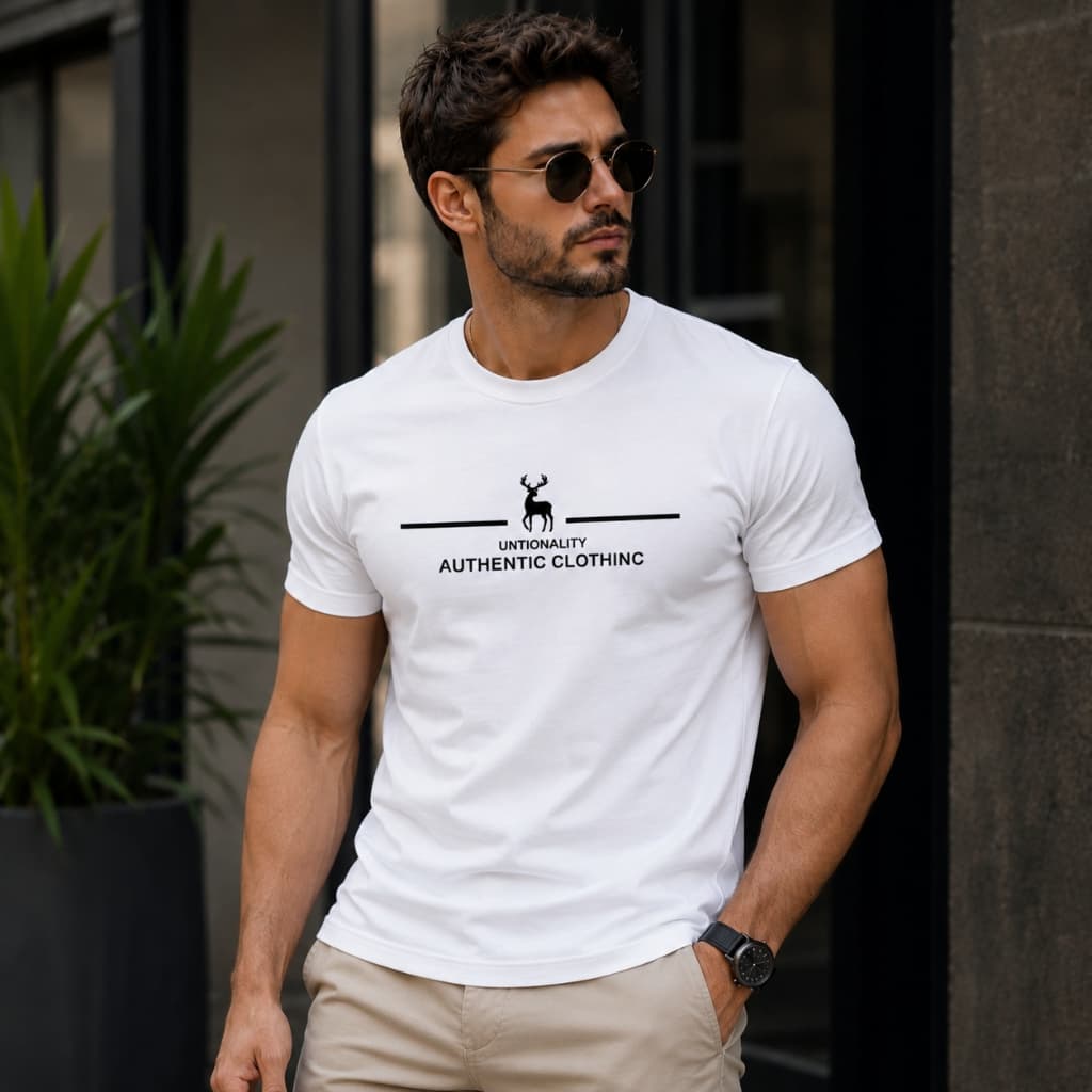 Camiseta Dry Fit Masculina Academia Treino Corrida Trabalho Casual Secagem Rápida Respirável Fitness