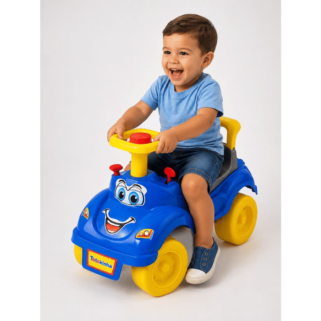Motoca Infantil Bebe Totokinha Com Peças Geométricas Triciclo Andador