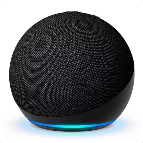 Caixa de Som Bluetooth com LED e Alexa - Preto A23