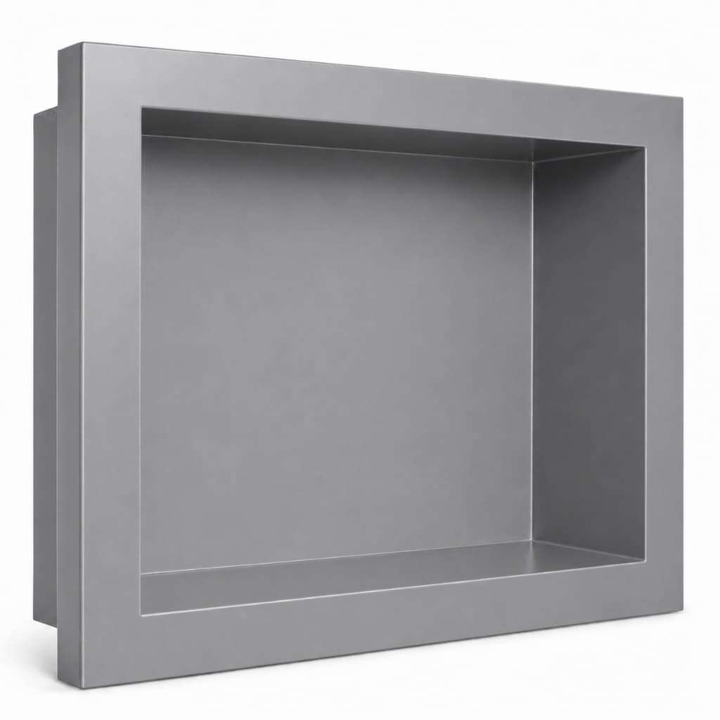 Nicho para Banheiro PVC 42x31,5 Embutido Nicho para Box de Chuveiro