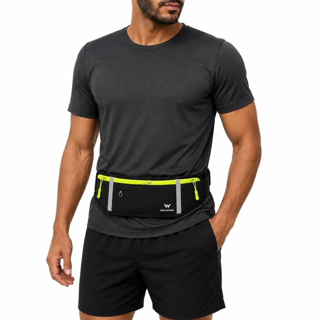 Pochete Esportiva Porta Celular Slim com Cinta Ajustável para Corrida Caminhada e Bicicleta BW8516 BRASWEI