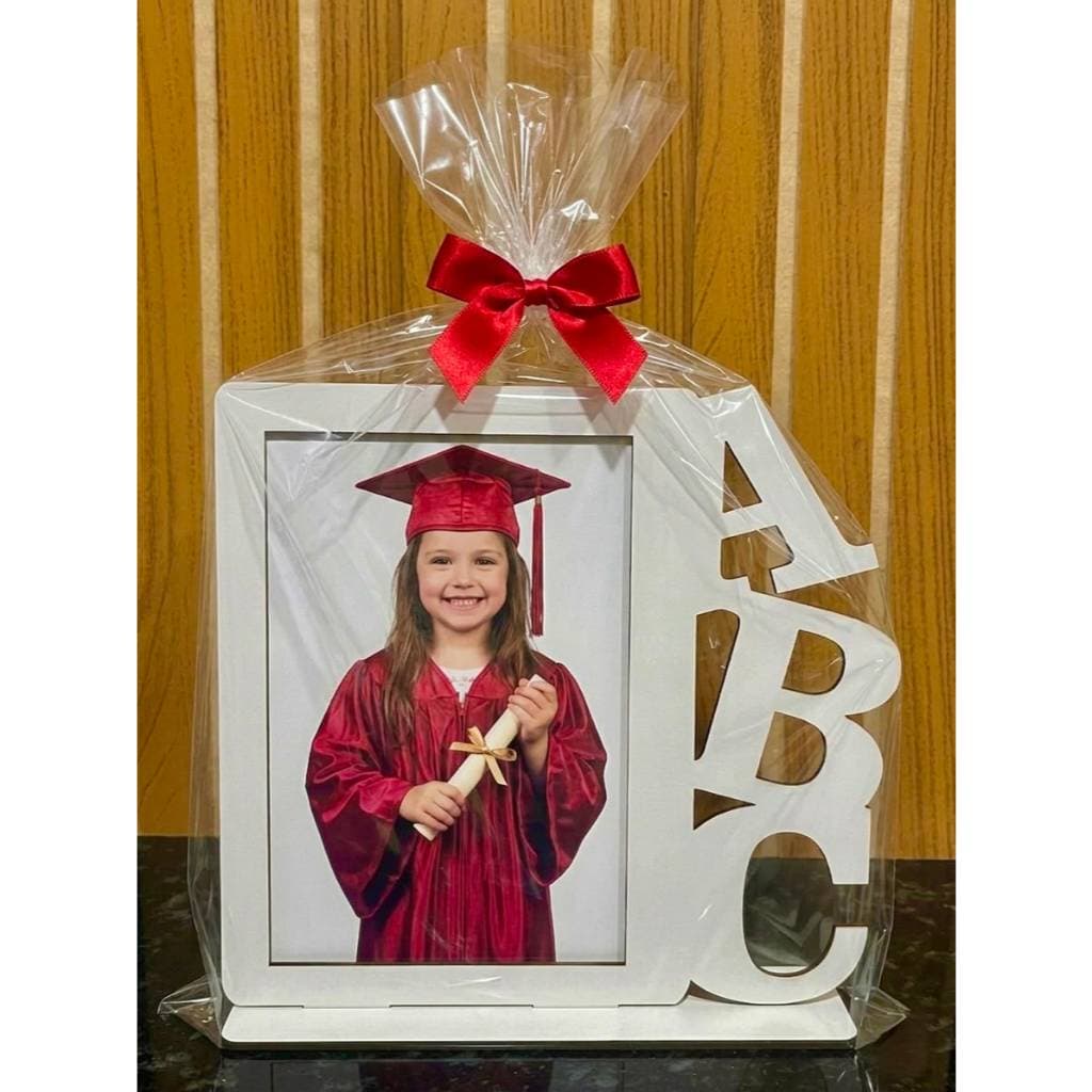 Kit 10 Unidades Porta Retrato Lembrança Escolar Infantil Porta Retrato Formatura ABC