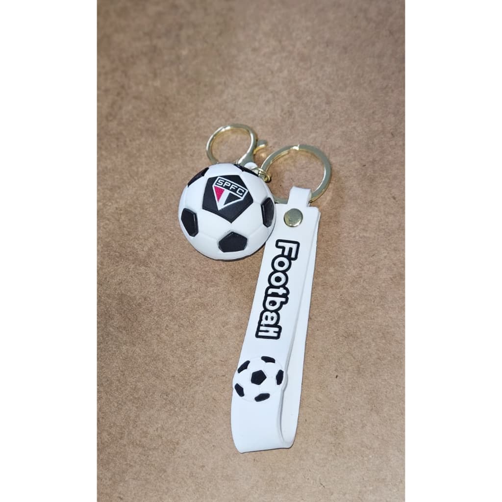 Chaveiro do São Paulo Bola Emborrachado